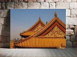 Πίνακας, Traditional Chinese Roof Architecture Παραδοσιακή κινεζική αρχιτεκτονική στέγης