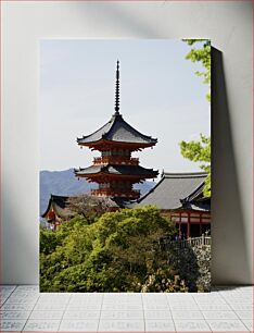 Πίνακας, Traditional Japanese Pagoda Παραδοσιακή ιαπωνική παγόδα