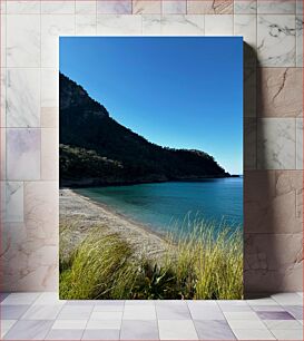 Πίνακας, Tranquil Beach Scene Ήρεμη Παραλία Σκηνή