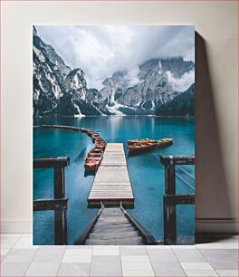 Πίνακας, Tranquil Mountain Lake Ήρεμη ορεινή λίμνη