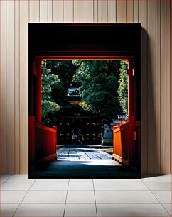 Πίνακας, Tranquil Temple Entrance Ήσυχη Είσοδος Ναού