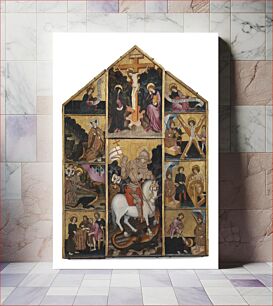 Πίνακας, Triptych with Scenes from the Life of St. George by Aragon