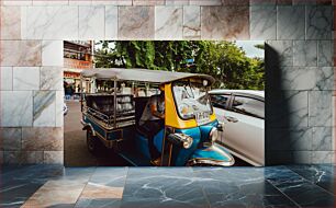 Πίνακας, Tuk-Tuk in City Street Tuk-Tuk στην οδό της πόλης