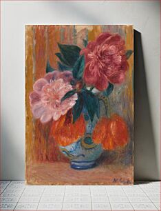 Πίνακας, Tulips and Peonies in Pitcher (1914–1915) by William James Glackens