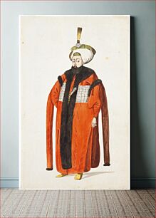 Πίνακας, Turkish Personage and Costume: Sultan Mahmud II (1808-1839)