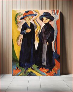 Πίνακας, Two Women (1922) by Ernst Ludwig Kirchner