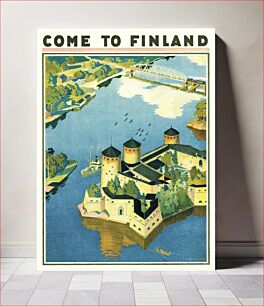 Πίνακας, Väinö Blomstedt - Olavinlinna Poster