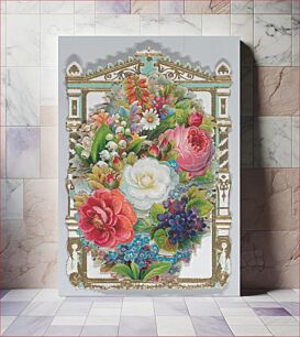 Πίνακας, Valentine - Mechanical -- armoire, family, flowers