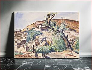 Πίνακας, Vanha oliivipuu, 1930, Anton Lindforss