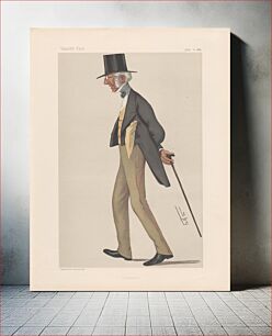 Πίνακας, Vanity Fair - Bankers and Financiers. 'Colonial'. Mr. Charles Cox. 2 July 1881