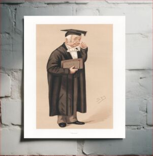 Πίνακας, Vanity Fair - Clergy. 'Greek'. Rev. Benjamin Jowett. 26 February (1876) by Leslie Matthew 'Spy' Ward