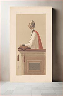 Πίνακας, Vanity Fair - Clergy. 'St. Pauls.' Rev. Richards W. Church. 30 January 1886