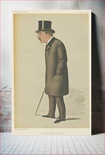 Πίνακας, Vanity Fair: Newspapermen; 'The Fortnightly Review', T.H.S. Escott, May 2, 1885