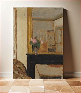 Πίνακας, Vase of Flowers on a Mantelpiece (ca. 1900) by Edouard Vuillard