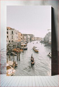 Πίνακας, Venetian Canal Scene Σκηνή Ενετικού Καναλιού