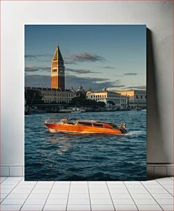 Πίνακας, Venetian Waterway at Sunset Ενετική πλωτή οδός στο ηλιοβασίλεμα