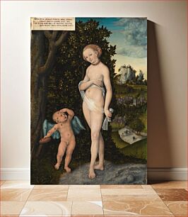 Πίνακας, Venus with Cupid Stealing Honey by Lucas Cranach d.Æ