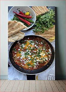 Πίνακας, Vibrant Breakfast Spread Ζωντανό Πρωινό Πρωινό