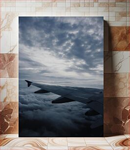 Πίνακας, View from an Airplane Wing Άποψη από πτέρυγα αεροπλάνου