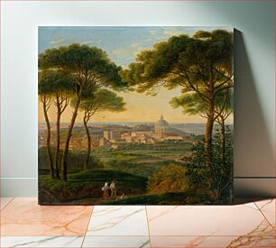 Πίνακας, View of an italian city, Karol Marko the Younger