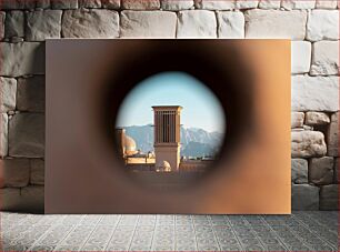 Πίνακας, View Through a Keyhole Προβολή μέσα από κλειδαρότρυπα