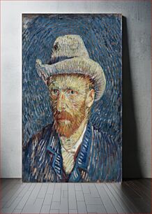 Πίνακας, Vincent van Gogh's Self-Portrait with Grey Felt Hat (1887)