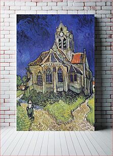 Πίνακας, Vincent van Gogh's The Church at Auvers (1890)