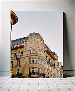 Πίνακας, Vintage Building Facade Vintage Πρόσοψη Κτιρίου