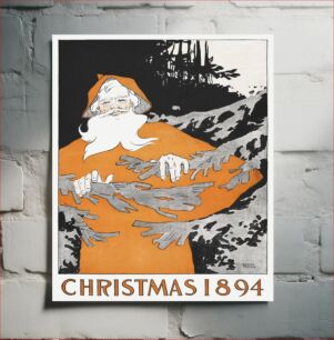 Πίνακας, Vintage Christmas 1894 (1894) by Edward Penfield