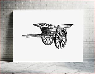 Πίνακας, Vintage European style cart engraving