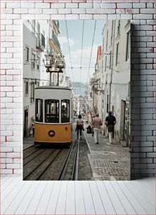 Πίνακας, Vintage Street with Tram Vintage Street με Τραμ