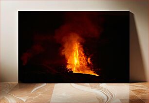 Πίνακας, Volcanic Eruption at Night Ηφαιστειακή έκρηξη τη νύχτα