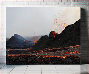 Πίνακας, Volcanic Eruption Ηφαιστειακή έκρηξη