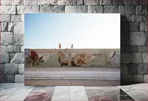 Πίνακας, Wall Art with People and Sea Creatures Τέχνη τοίχου με ανθρώπους και θαλάσσια πλάσματα