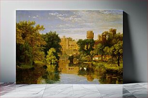 Πίνακας, Warwick Castle, England (1857) by Jasper Francis Cropsey