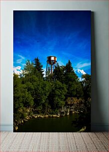 Πίνακας, Water Tower in Nature Water Tower in Nature