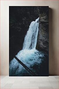 Πίνακας, Waterfall in Nature Καταρράκτης στη Φύση