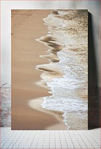 Πίνακας, Waves on Sandy Beach Κύματα στην αμμώδη παραλία