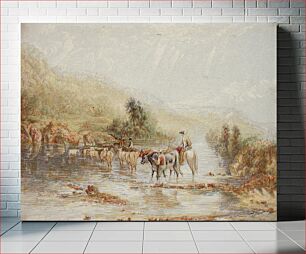 Πίνακας, Welsh Drovers by George Baxter