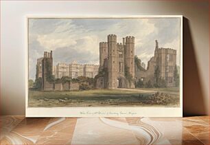 Πίνακας, West view of the Ruins of Cowdray House, Sussex