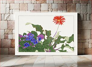 Πίνακας, Wildflower, Japanese woodblock art