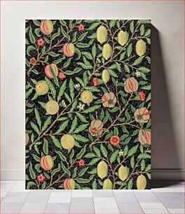 Πίνακας, William Morris's Fruit pattern (1862) wallpaper. Famous pattern, original from The Smithsonian Institution