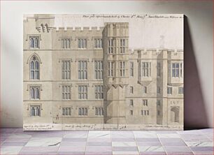 Πίνακας, Windsor Castle, Berkshire: Upper Ward (1766–1840) by Studio of Sir Jeffry Wyatville