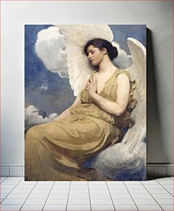 Πίνακας, Winged Figure (1889) by Abbott Handerson Thayer