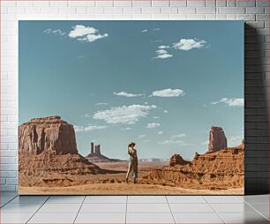 Πίνακας, Woman in Desert Landscape Γυναίκα στο έρημο τοπίο