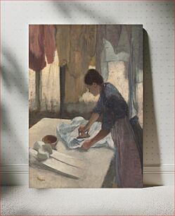 Πίνακας, Woman Ironing (begun in 1876 and completed in 1887) by Edgar Degas