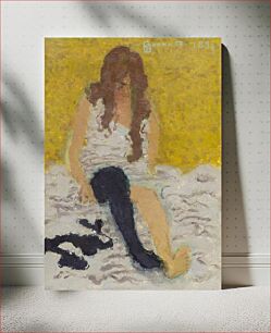 Πίνακας, Woman Putting on Her Stockings (1893) by Pierre Bonnard