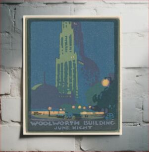 Πίνακας, Woolworth Building June Night (1916) by Rachael Robinson Elmer