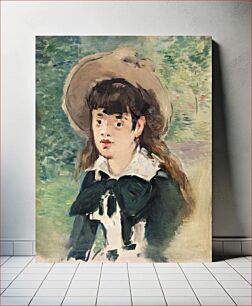 Πίνακας, Young Girl on a Bench (Fillette sur un banc), (1880) by Édouard Manet