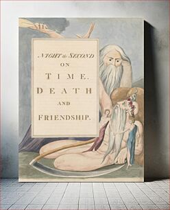 Πίνακας, Young's Night Thoughts, Page 17, "Night the Second, on Time, Death and Friendship"